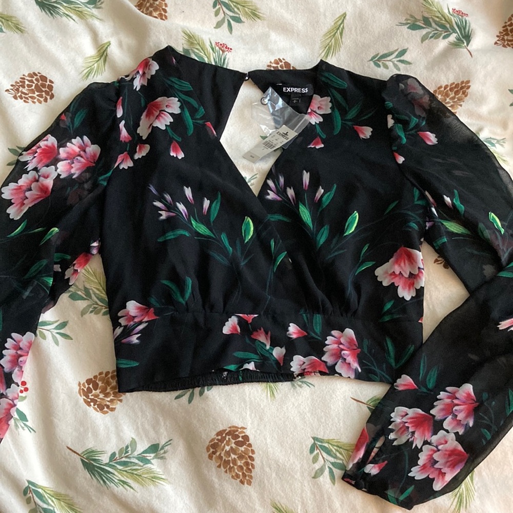 Express Floral Crop Top